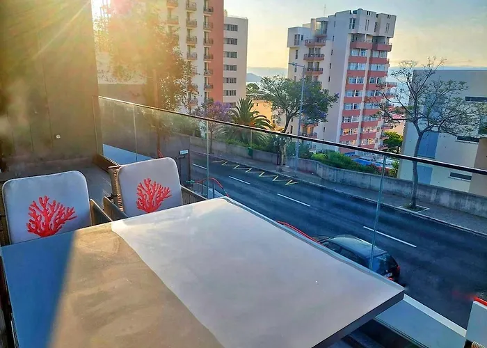 아파트 Infinito Azul - Moderno Elegante Com Piscina