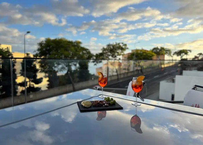 アパート Infinito Azul - Moderno Elegante Com Piscina *