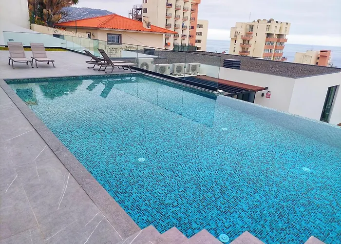 Διαμέρισμα Infinito Azul - Moderno Elegante Com Piscina Φουνκάλ